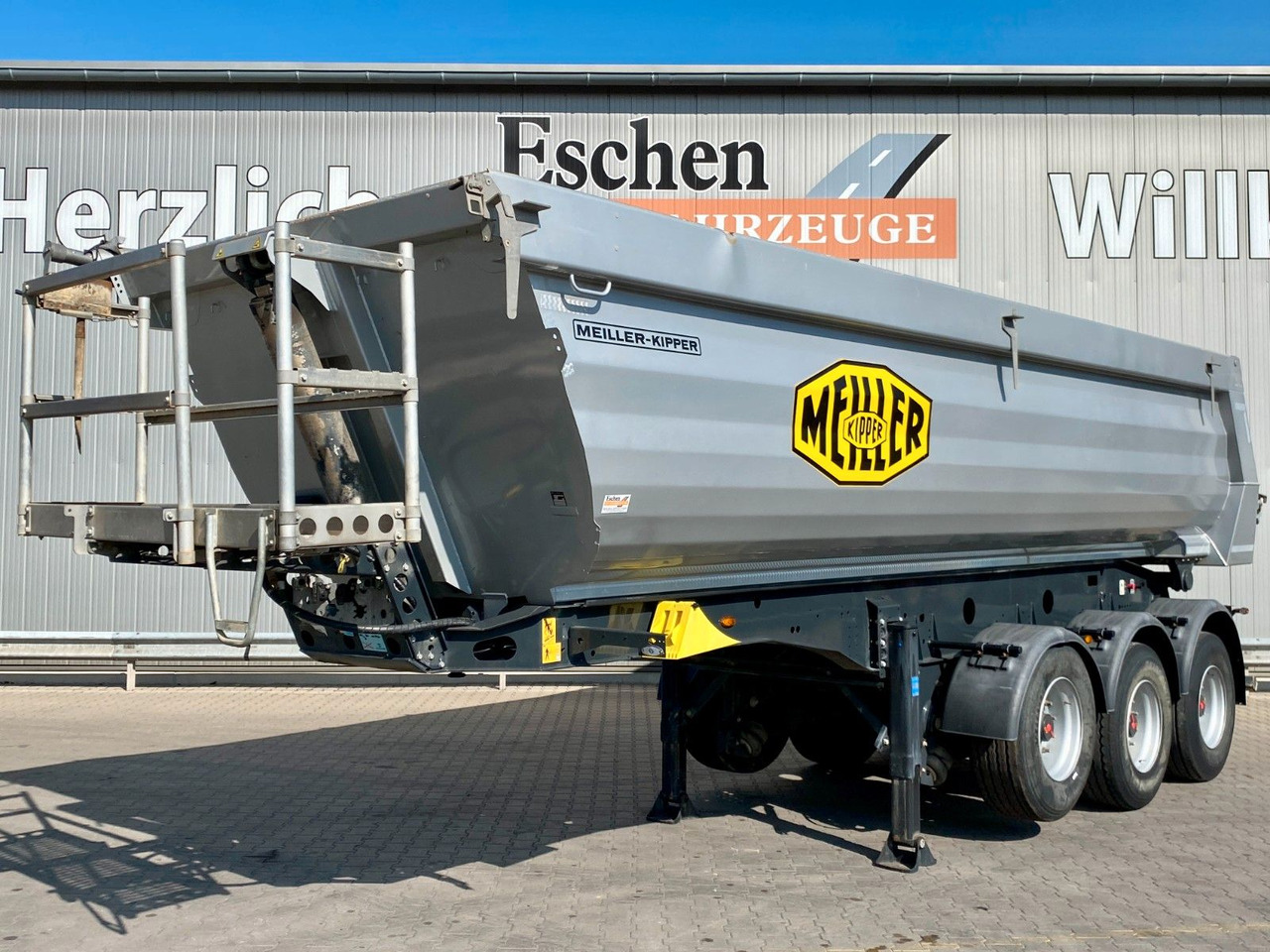 Meiller MHPS 44.3-N | Stahl 24m³*Luft-Lift*Rollplane*SAF - Puspiekabe pašizgāzējs: foto 1 Meiller MHPS 44.3-N | Stahl 24m³*Luft-Lift*Rollplane*SAF - Puspiekabe pašizgāzējs: foto 1