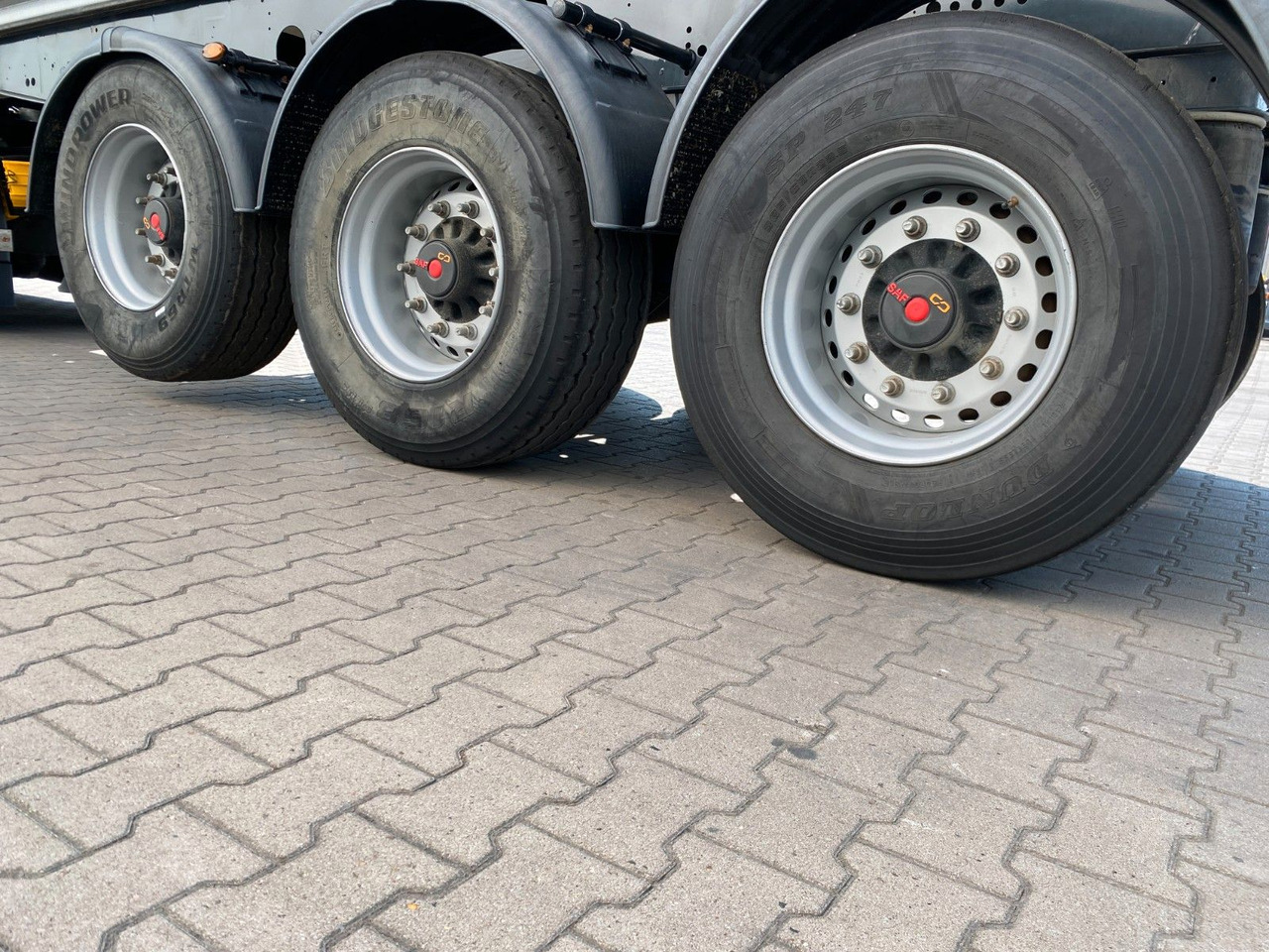 Puspiekabe pašizgāzējs Meiller MHPS 44.3-N | Stahl 24m³*Luft-Lift*Rollplane*SAF: foto 8