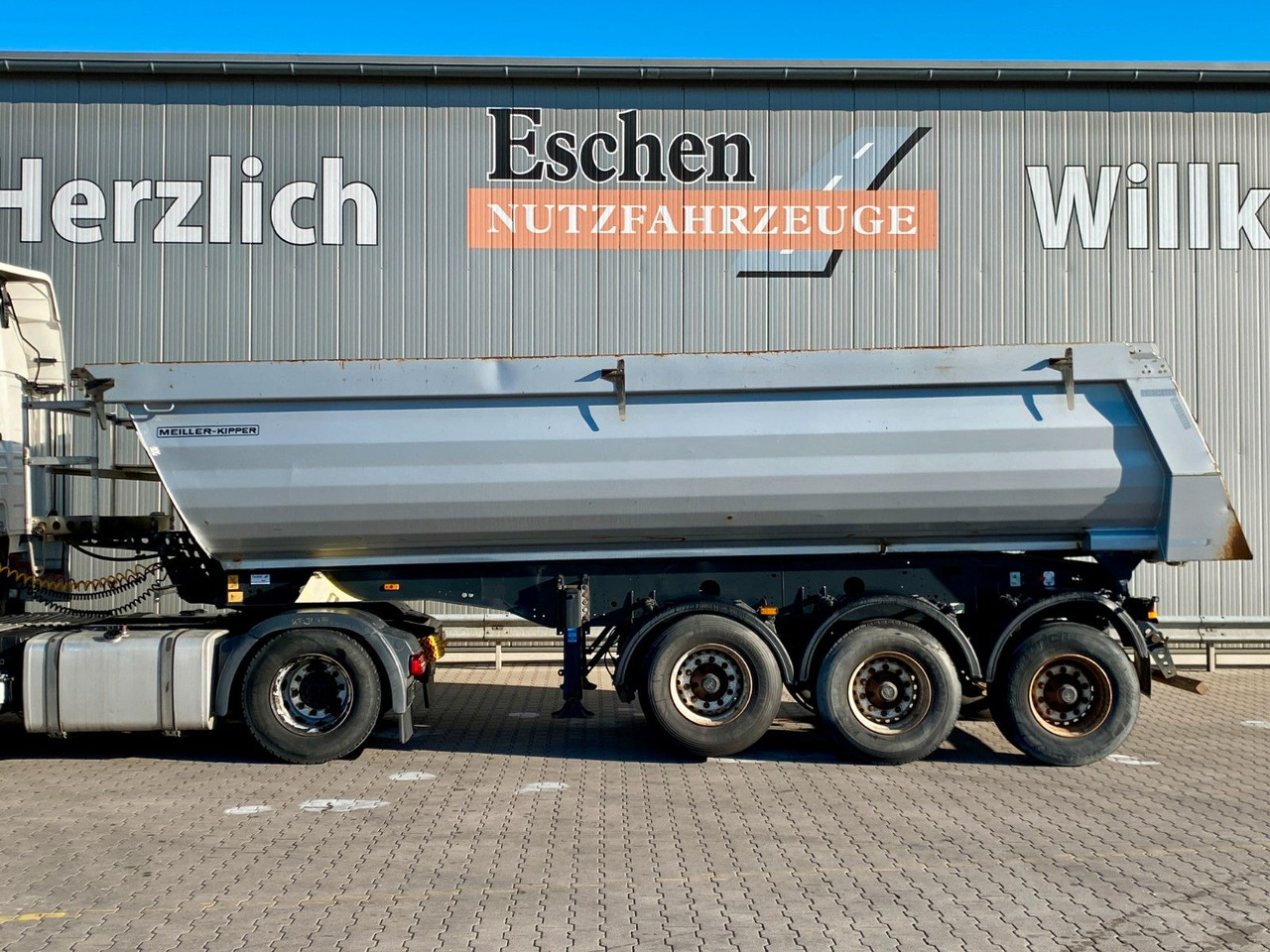 Meiller MHPS 44/3-S | Stahl 25m³*Luft-Lift*Plane*EBS*BPW - Puspiekabe pašizgāzējs: foto 2 Meiller MHPS 44/3-S | Stahl 25m³*Luft-Lift*Plane*EBS*BPW - Puspiekabe pašizgāzējs: foto 2