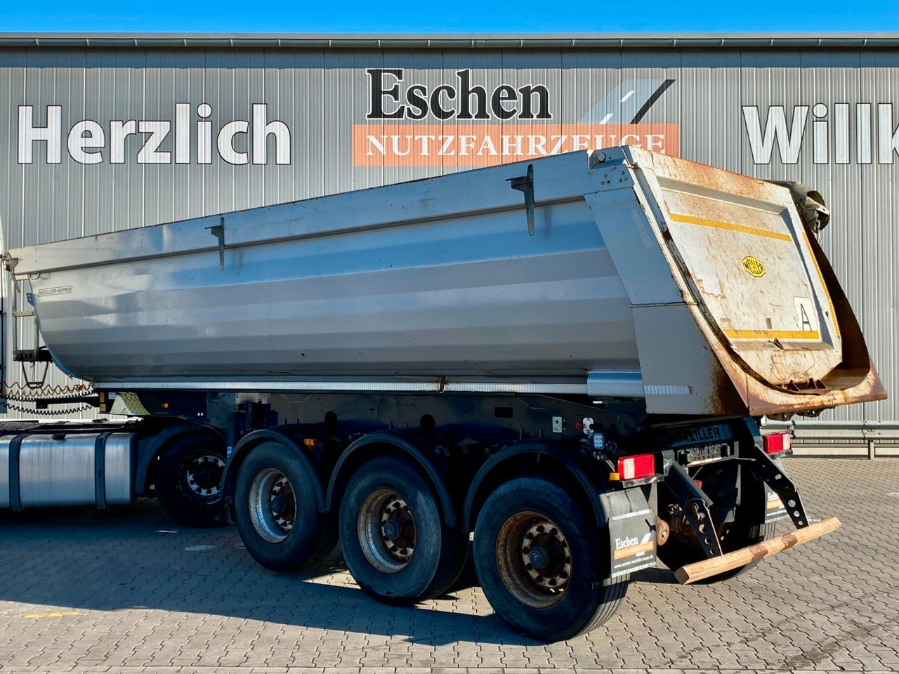 Meiller MHPS 44/3-S | Stahl 25m³*Luft-Lift*Plane*EBS*BPW - Puspiekabe pašizgāzējs: foto 3 Meiller MHPS 44/3-S | Stahl 25m³*Luft-Lift*Plane*EBS*BPW - Puspiekabe pašizgāzējs: foto 3