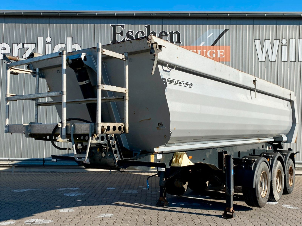 Meiller MHPS 44/3-S | Stahl 25m³*Luft-Lift*Plane*EBS*BPW - Puspiekabe pašizgāzējs: foto 1 Meiller MHPS 44/3-S | Stahl 25m³*Luft-Lift*Plane*EBS*BPW - Puspiekabe pašizgāzējs: foto 1