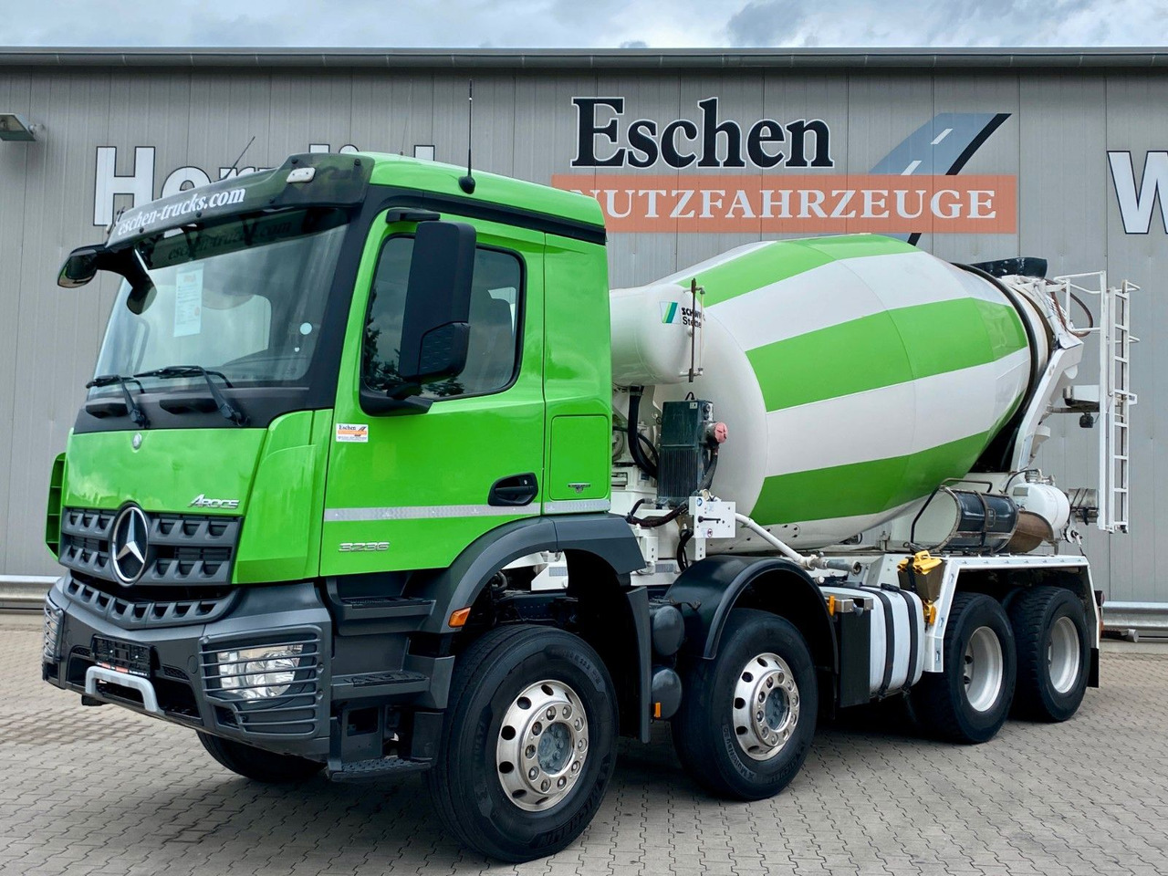 Mercedes-Benz 3236 Arocs | 9m³ Stetter*Klima*Navi*Blatt*1.Hand - Betonvedējs: foto 1 Mercedes-Benz 3236 Arocs | 9m³ Stetter*Klima*Navi*Blatt*1.Hand - Betonvedējs: foto 1