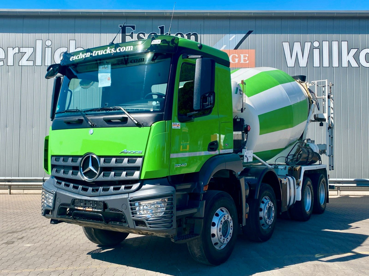 Mercedes-Benz 3240 Arocs 8x4| 9m³ Stetter*Navi*Klima*ASR*Blatt - Betonvedējs: foto 1 Mercedes-Benz 3240 Arocs 8x4| 9m³ Stetter*Navi*Klima*ASR*Blatt - Betonvedējs: foto 1