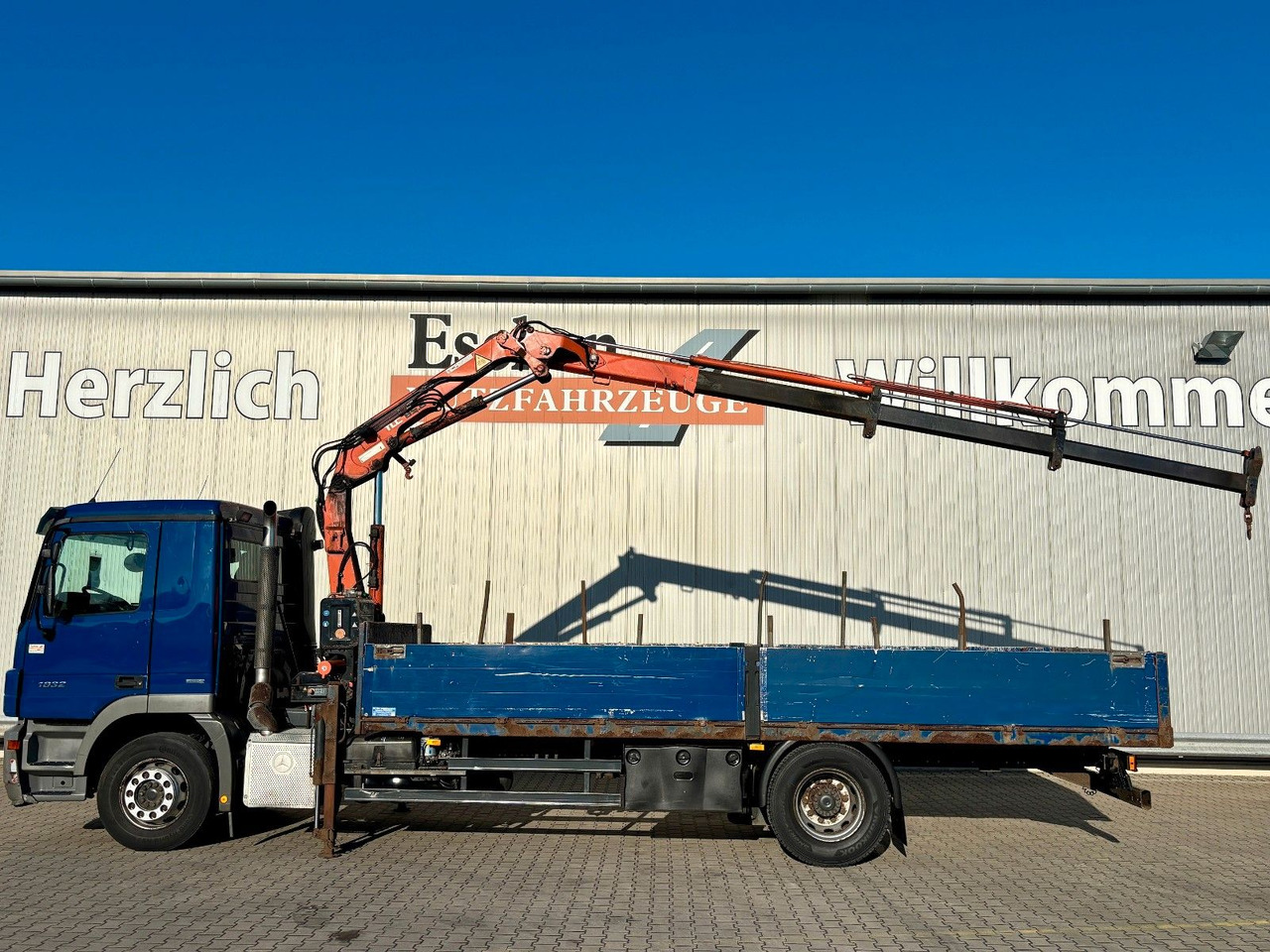 Mercedes-Benz Actros 1832 I Terex 85.2A3*9,10m*Telligent*Klima - Bortu kravas automašīna/ Platforma, Kravas auto ar manipulatoru: foto 2 Mercedes-Benz Actros 1832 I Terex 85.2A3*9,10m*Telligent*Klima - Bortu kravas automašīna/ Platforma, Kravas auto ar manipulatoru: foto 2