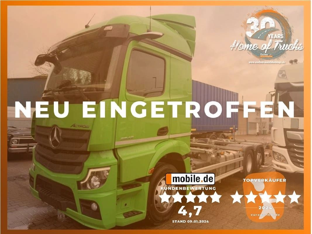 Mercedes-Benz Actros MP5 2542 L|Ohne EZ*Lenkachse*Ladebordwand - Konteineru vedējs/ Kravas automašīna ar noņemamā virsbūve: foto 1 Mercedes-Benz Actros MP5 2542 L|Ohne EZ*Lenkachse*Ladebordwand - Konteineru vedējs/ Kravas automašīna ar noņemamā virsbūve: foto 1