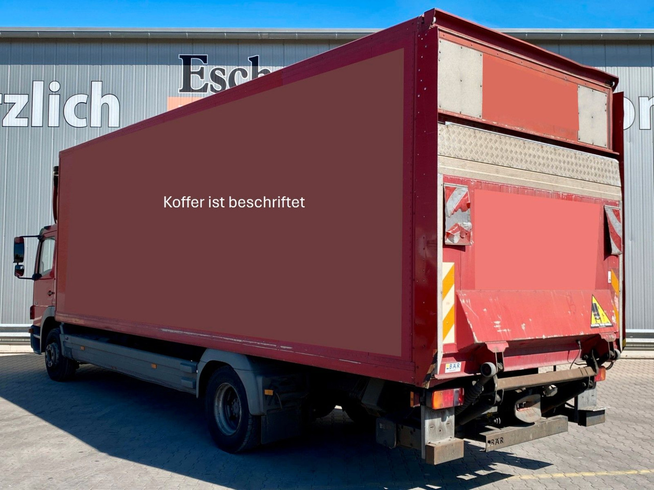 Mercedes-Benz Atego 1224 | BÄR LBW 1,50to*3x Sitze*Klima*AHK - Kravas automašīna ar slēgto virsbūvi: foto 3 Mercedes-Benz Atego 1224 | BÄR LBW 1,50to*3x Sitze*Klima*AHK - Kravas automašīna ar slēgto virsbūvi: foto 3