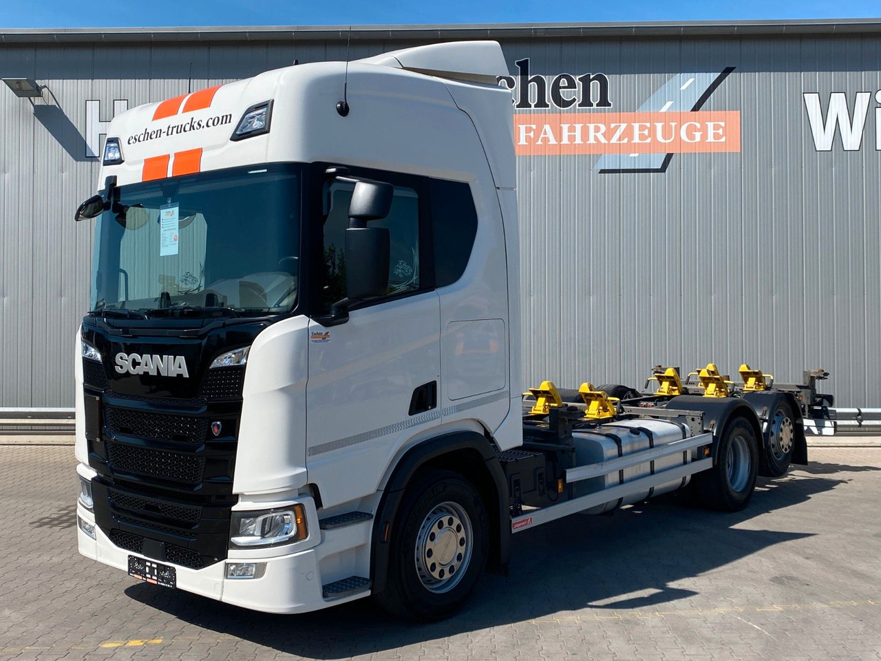 Scania R 450 B 6x2*4 BDF|Retarder*AHK*Lift*SDG Wechsler - Konteineru vedējs/ Kravas automašīna ar noņemamā virsbūve: foto 1 Scania R 450 B 6x2*4 BDF|Retarder*AHK*Lift*SDG Wechsler - Konteineru vedējs/ Kravas automašīna ar noņemamā virsbūve: foto 1
