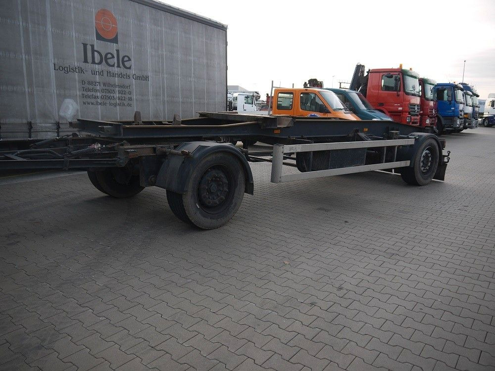 Schmitz Cargobull ACF 18 Abrollanhänger| Duomatic*ABS*Luftfederung - Multilift/ Būvgružu konteinera piekabe: foto 1 Schmitz Cargobull ACF 18 Abrollanhänger| Duomatic*ABS*Luftfederung - Multilift/ Būvgružu konteinera piekabe: foto 1