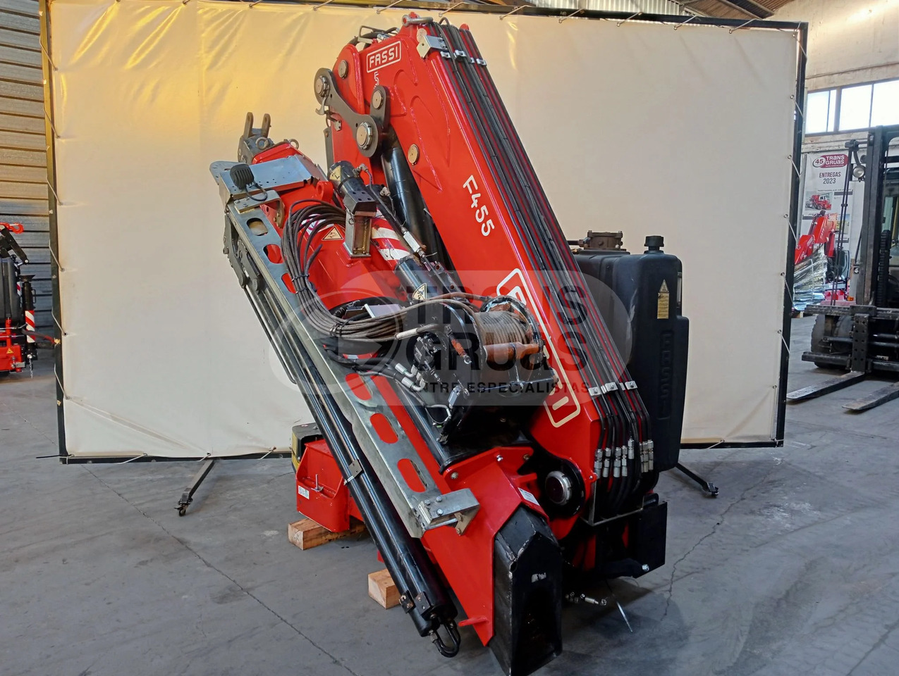 Grúa hidráulica Fassi F455RA.2.26 E-DYNAMIC - Celtnis-manipulators: foto 4 Grúa hidráulica Fassi F455RA.2.26 E-DYNAMIC - Celtnis-manipulators: foto 4