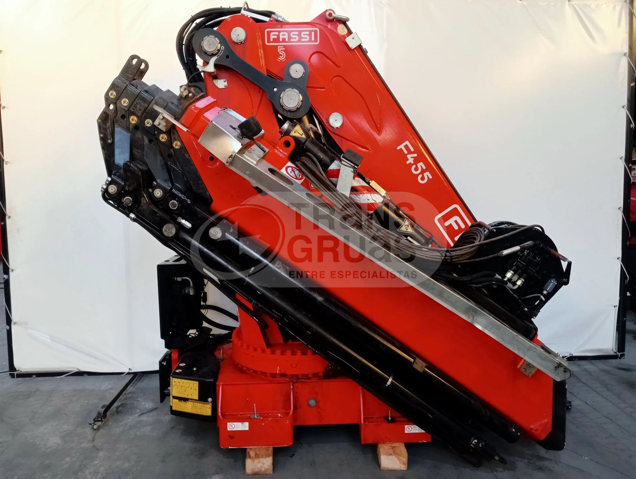 Grúa hidráulica Fassi F455RA.2.26 E-DYNAMIC - Celtnis-manipulators: foto 1 Grúa hidráulica Fassi F455RA.2.26 E-DYNAMIC - Celtnis-manipulators: foto 1