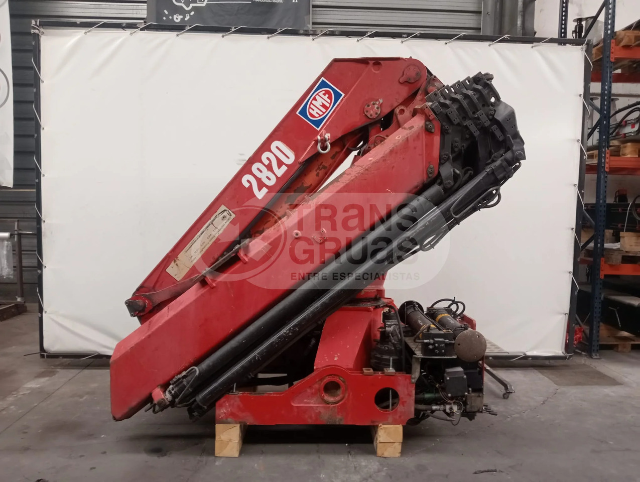 Grúa hidráulica HMF 2823 K6 - Celtnis-manipulators: foto 4 Grúa hidráulica HMF 2823 K6 - Celtnis-manipulators: foto 4