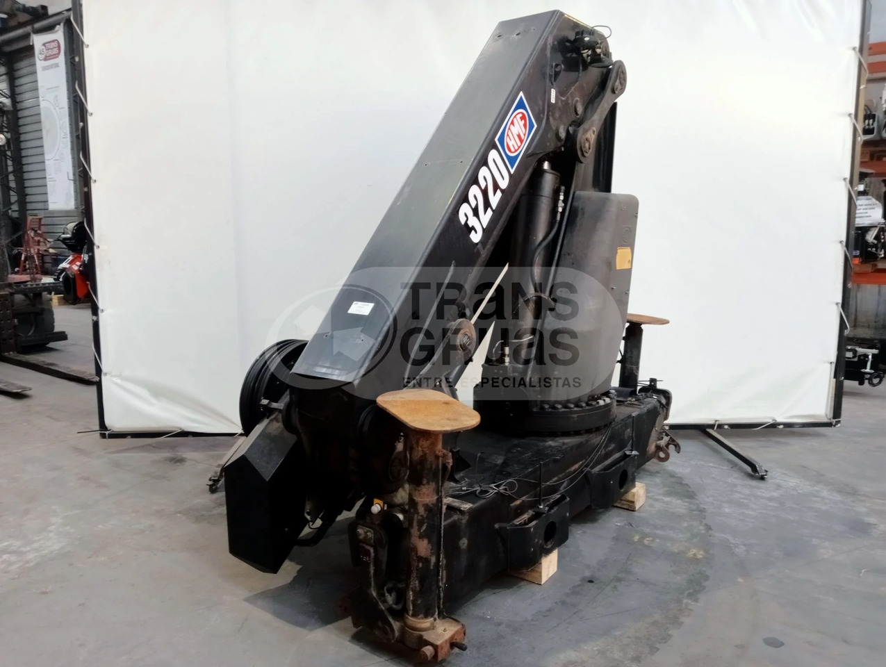 Grúa hidráulica HMF 3220 K5 - Celtnis-manipulators: foto 4 Grúa hidráulica HMF 3220 K5 - Celtnis-manipulators: foto 4