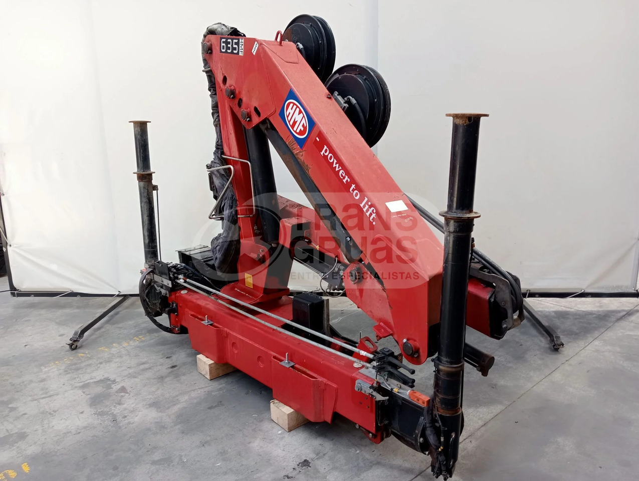 Grúa hidráulica HMF 635 K2 - Celtnis-manipulators: foto 2 Grúa hidráulica HMF 635 K2 - Celtnis-manipulators: foto 2