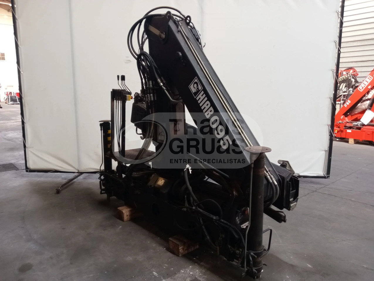 Grúa hidráulica Hiab 095-3 - Celtnis-manipulators: foto 4 Grúa hidráulica Hiab 095-3 - Celtnis-manipulators: foto 4