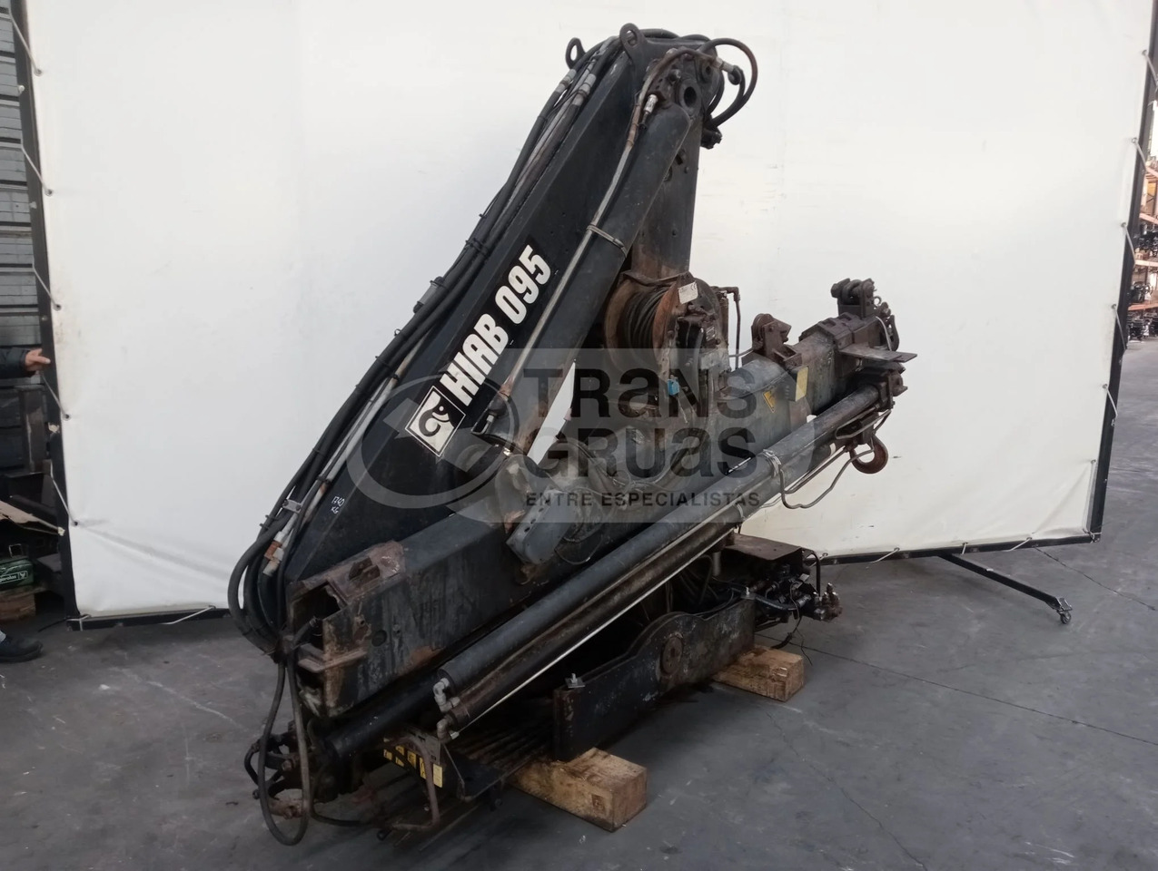 Grúa hidráulica Hiab 095-3 - Celtnis-manipulators: foto 3 Grúa hidráulica Hiab 095-3 - Celtnis-manipulators: foto 3