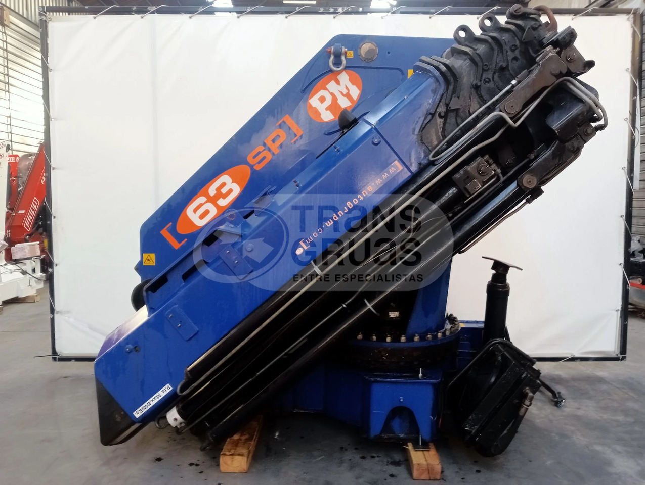 Grúa hidráulica PM 63 - Celtnis-manipulators: foto 1 Grúa hidráulica PM 63 - Celtnis-manipulators: foto 1