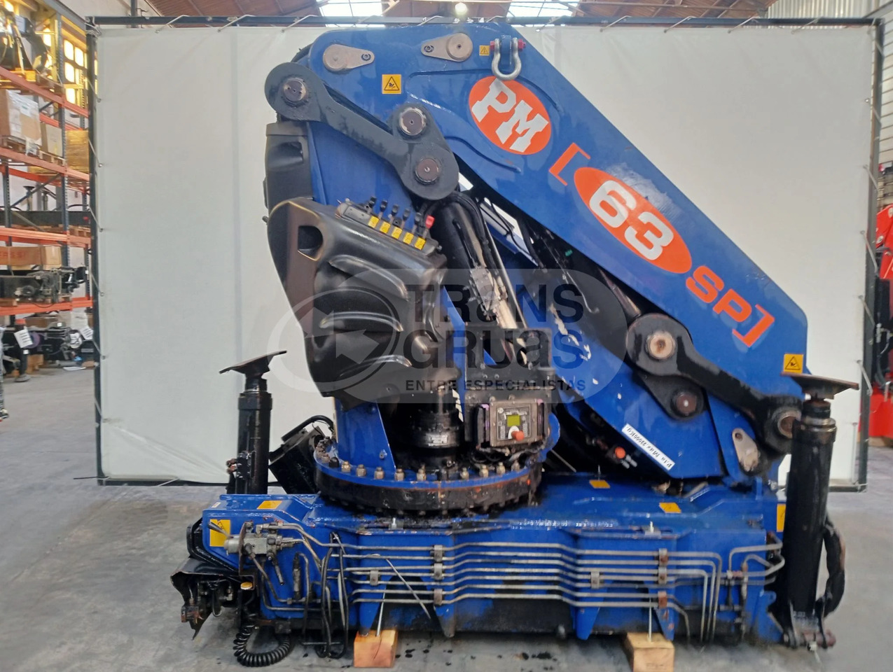 Grúa hidráulica PM 63 - Celtnis-manipulators: foto 2 Grúa hidráulica PM 63 - Celtnis-manipulators: foto 2