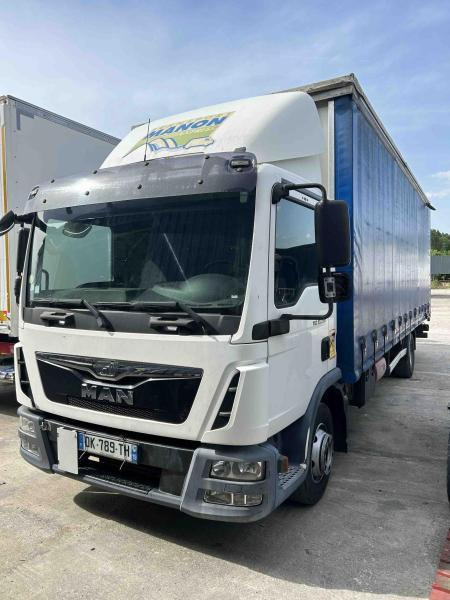 MAN TGL 12.250 - Kravas automašīna ar tentu: foto 1 MAN TGL 12.250 - Kravas automašīna ar tentu: foto 1