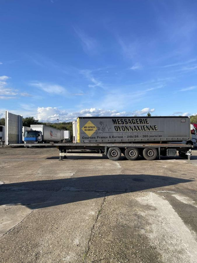 Schmitz Cargobull - Bortu puspiekabe/ Platforma: foto 1 Schmitz Cargobull - Bortu puspiekabe/ Platforma: foto 1