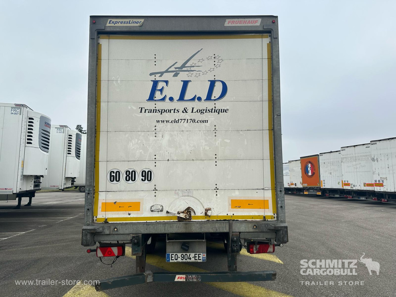 Puspiekabe slēgtā virsbūve FRUEHAUF Dryfreight Standard Roller shutter door: foto 10