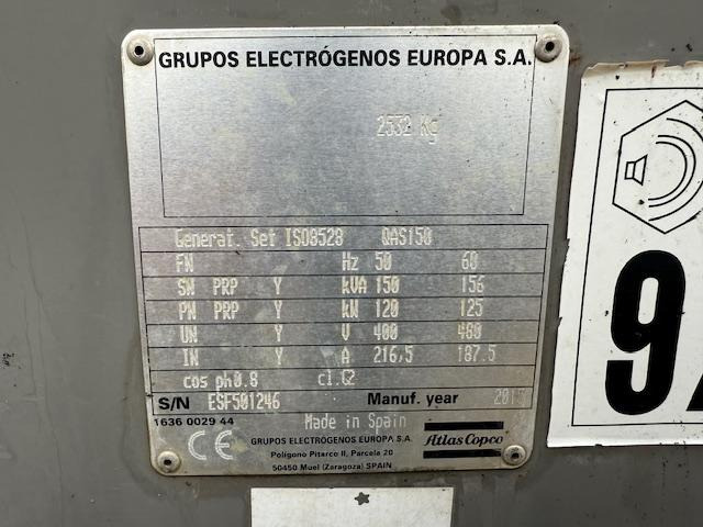 Atlas Copco QAS 150 - Elektroģenerators: foto 5 Atlas Copco QAS 150 - Elektroģenerators: foto 5