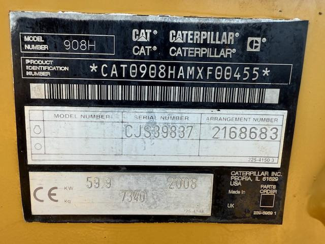 Cat 908 H - Riteņu iekrāvējs: foto 5 Cat 908 H - Riteņu iekrāvējs: foto 5