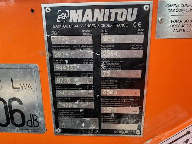 Manitou MT 1135 - Teleskopiskais iekrāvējs: foto 5 Manitou MT 1135 - Teleskopiskais iekrāvējs: foto 5
