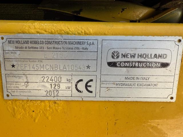 New Holland Kobelco E 215 C - Kāpurķēžu ekskavators: foto 5 New Holland Kobelco E 215 C - Kāpurķēžu ekskavators: foto 5