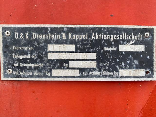 O & K L 18 - Riteņu iekrāvējs: foto 5 O & K L 18 - Riteņu iekrāvējs: foto 5