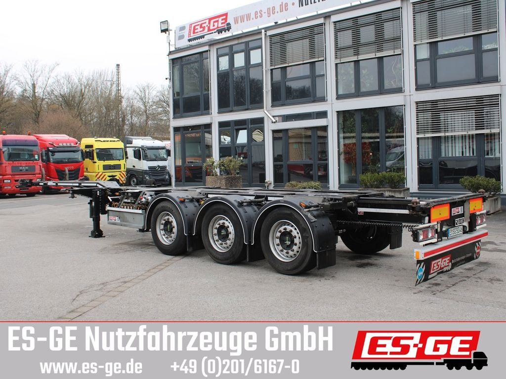 D-TEC 3-Achs-Containerchassis Multi - Puspiekabe noņemamā virsbūve/ Konteineru vedējs: foto 1 D-TEC 3-Achs-Containerchassis Multi - Puspiekabe noņemamā virsbūve/ Konteineru vedējs: foto 1