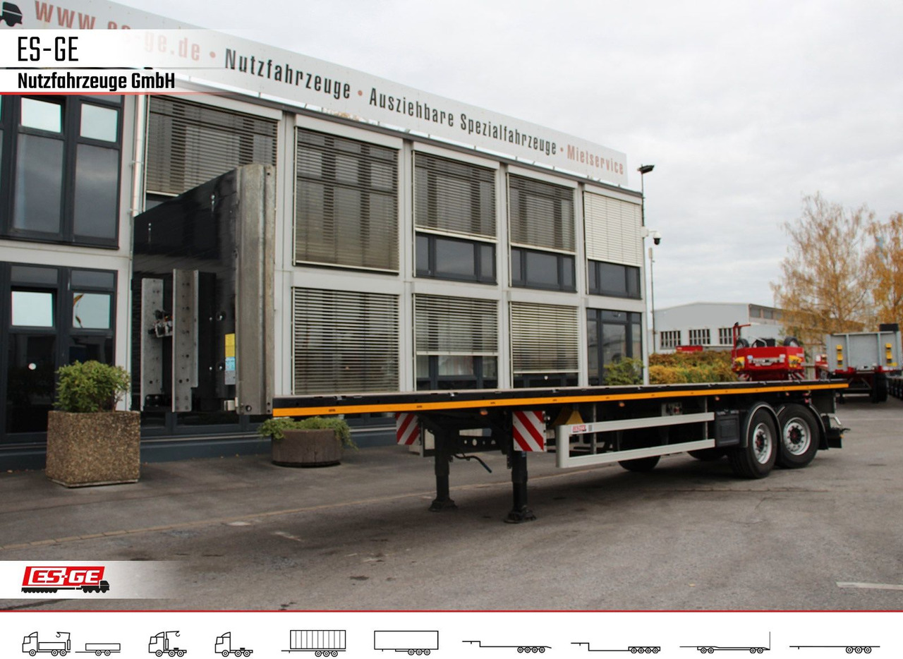 ES-GE 2-Achs-Sattelanhänger - Bortu puspiekabe/ Platforma: foto 2 ES-GE 2-Achs-Sattelanhänger - Bortu puspiekabe/ Platforma: foto 2