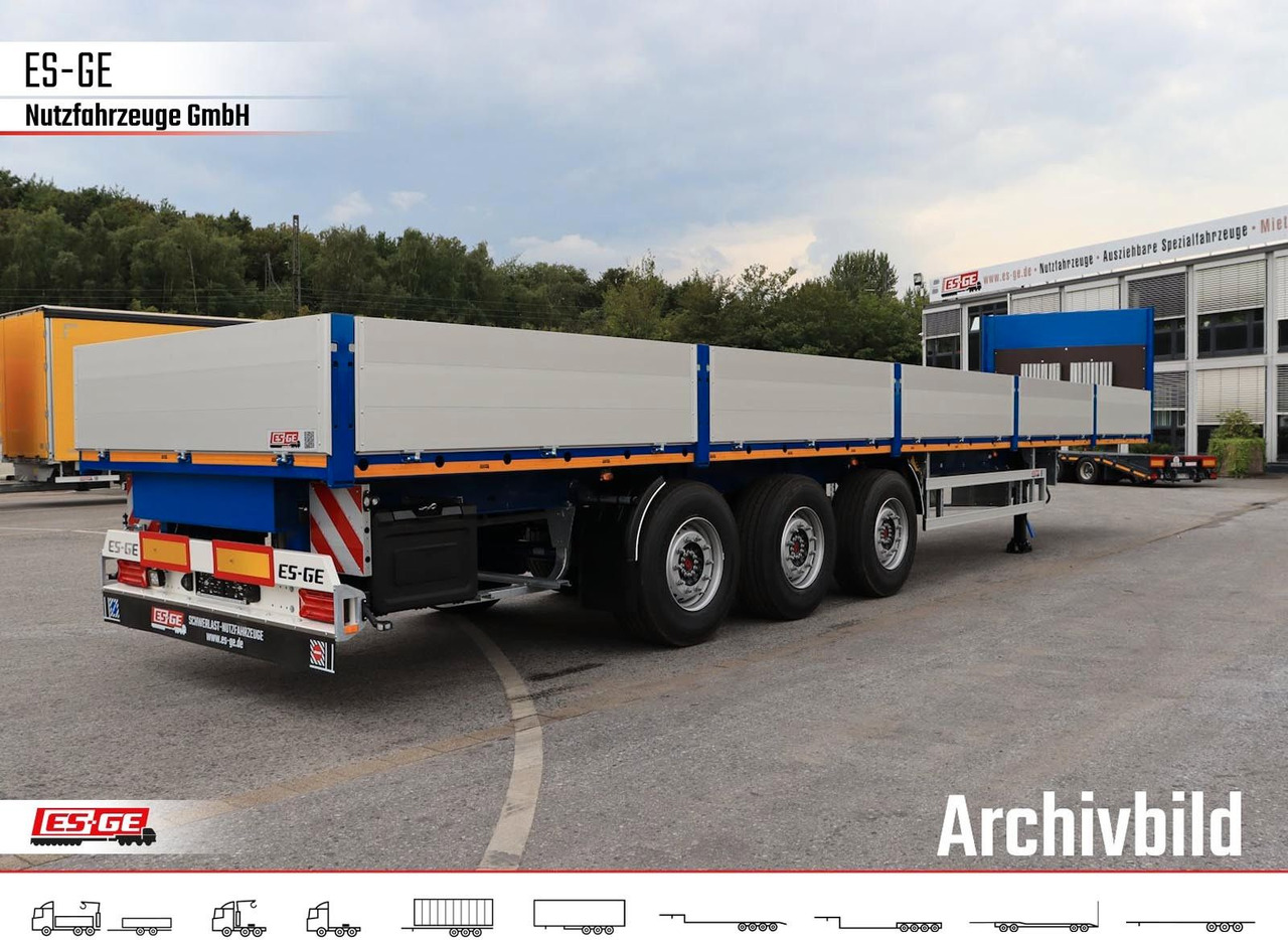 ES-GE 3-Achs Sattelanhänger - Bordwände + CV - Bortu puspiekabe/ Platforma: foto 4 ES-GE 3-Achs Sattelanhänger - Bordwände + CV - Bortu puspiekabe/ Platforma: foto 4