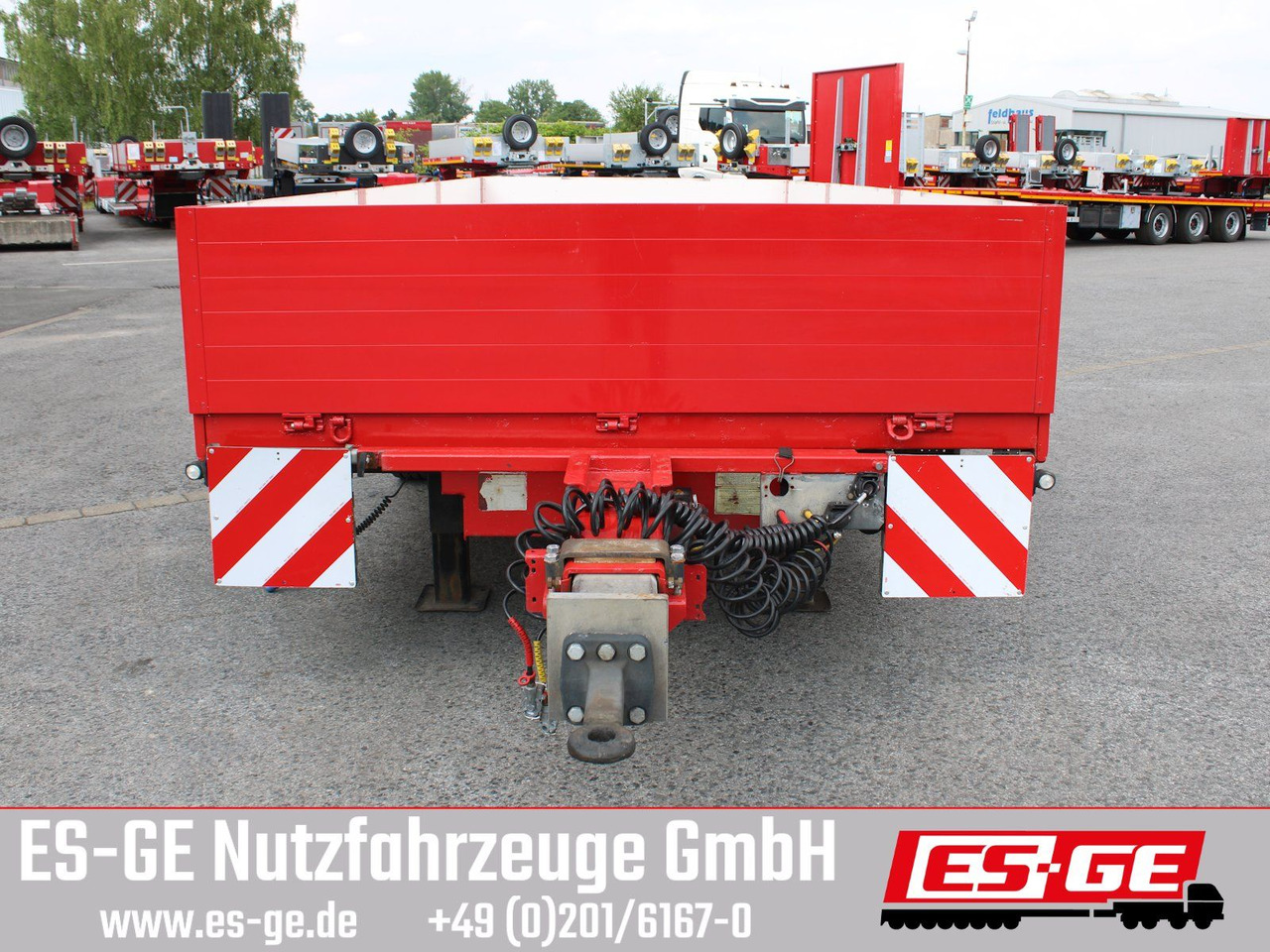Bortu piekabe/ Platforma ES-GE Tandemanhänger - Containerverr.: foto 7