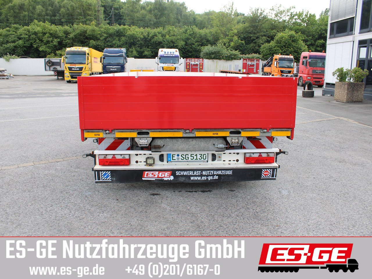 Bortu piekabe/ Platforma ES-GE Tandemanhänger - Containerverr.: foto 8