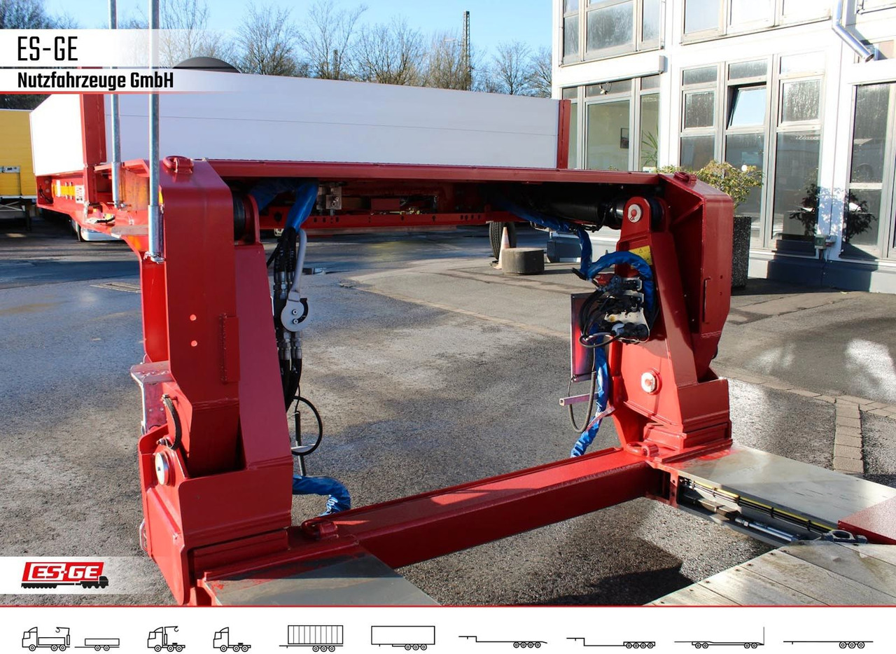 Faymonville Megamax Tiefbett 2x10 t Faymonville Megamax Tiefbett 2x10 t, Bolzen-Laschen-Kupplung - Puspiekabe zema profila platforma: foto 4 Faymonville Megamax Tiefbett 2x10 t Faymonville Megamax Tiefbett 2x10 t, Bolzen-Laschen-Kupplung - Puspiekabe zema profila platforma: foto 4