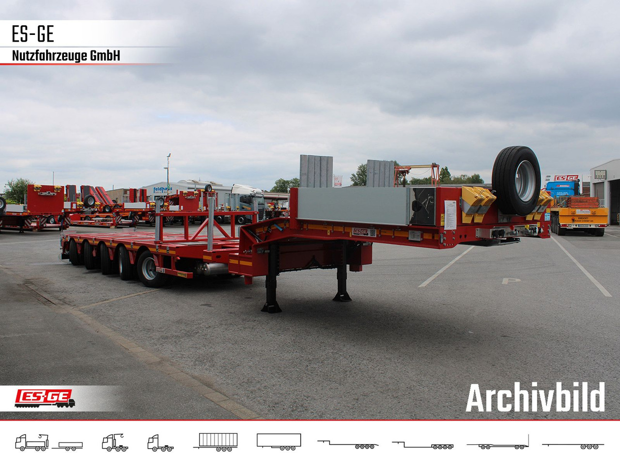 Faymonville Multimax Satteltieflader - hydr. gelenkt - Puspiekabe zema profila platforma: foto 4 Faymonville Multimax Satteltieflader - hydr. gelenkt - Puspiekabe zema profila platforma: foto 4