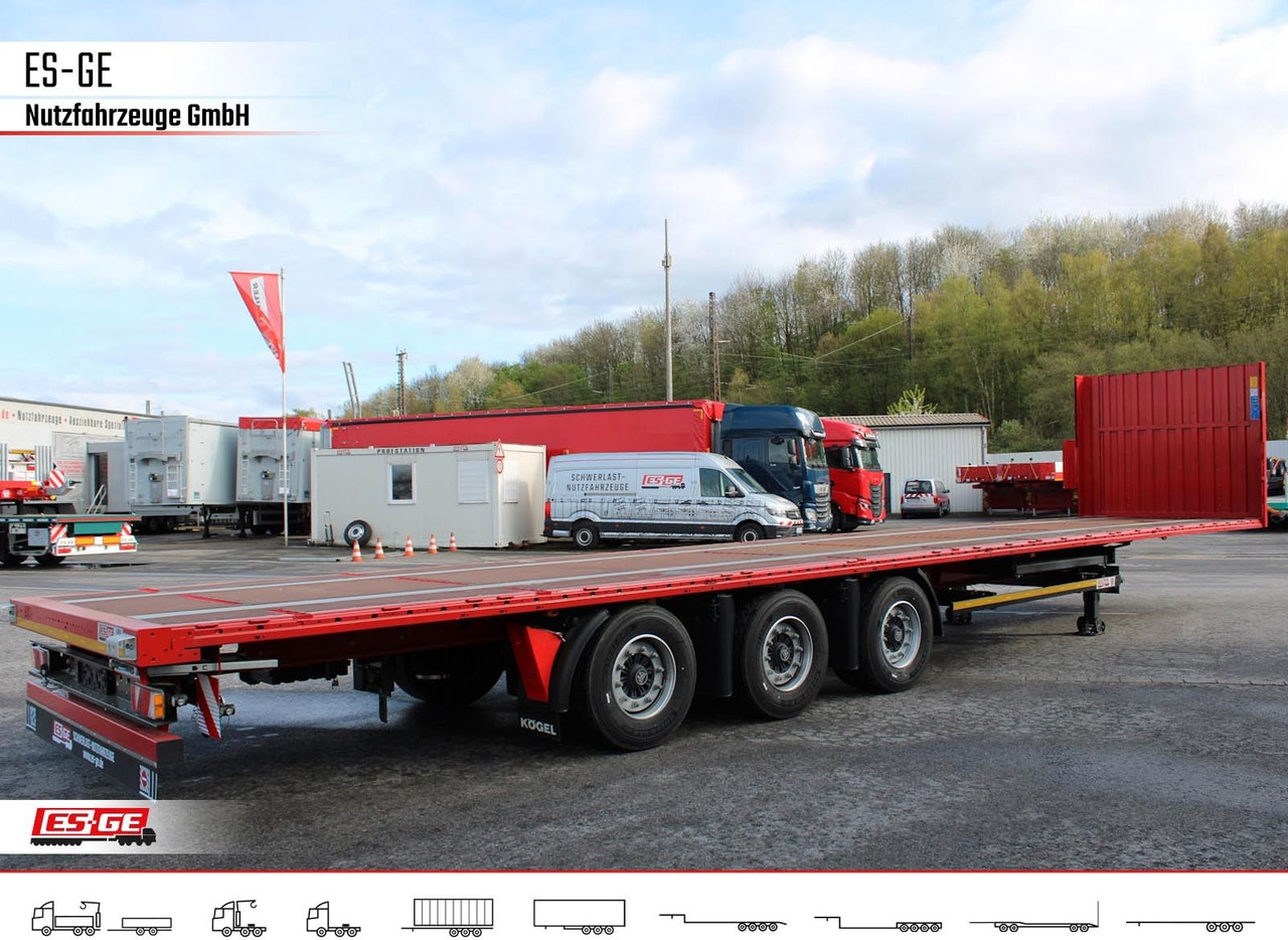 Kögel 3-Achs-Mega Chassis Kögel 3-Achs-Mega Chassis - Bortu puspiekabe/ Platforma: foto 5 Kögel 3-Achs-Mega Chassis Kögel 3-Achs-Mega Chassis - Bortu puspiekabe/ Platforma: foto 5