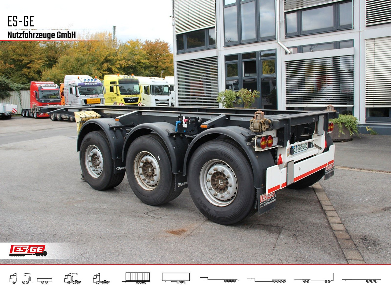 Krone 3-Achs-Containerchassis 20' - Puspiekabe noņemamā virsbūve/ Konteineru vedējs: foto 2 Krone 3-Achs-Containerchassis 20' - Puspiekabe noņemamā virsbūve/ Konteineru vedējs: foto 2