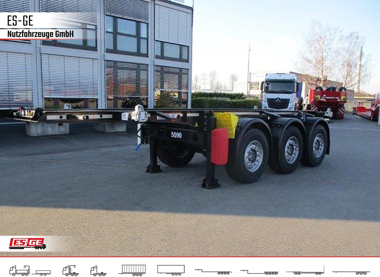 Krone 3-Achs-Containerchassis 20' - Puspiekabe noņemamā virsbūve/ Konteineru vedējs: foto 1 Krone 3-Achs-Containerchassis 20' - Puspiekabe noņemamā virsbūve/ Konteineru vedējs: foto 1