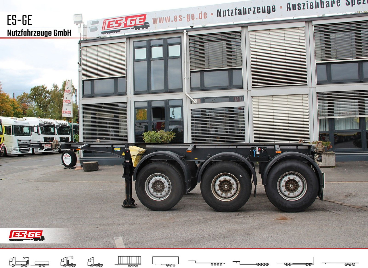 Krone 3-Achs-Containerchassis 20' - Puspiekabe noņemamā virsbūve/ Konteineru vedējs: foto 5 Krone 3-Achs-Containerchassis 20' - Puspiekabe noņemamā virsbūve/ Konteineru vedējs: foto 5