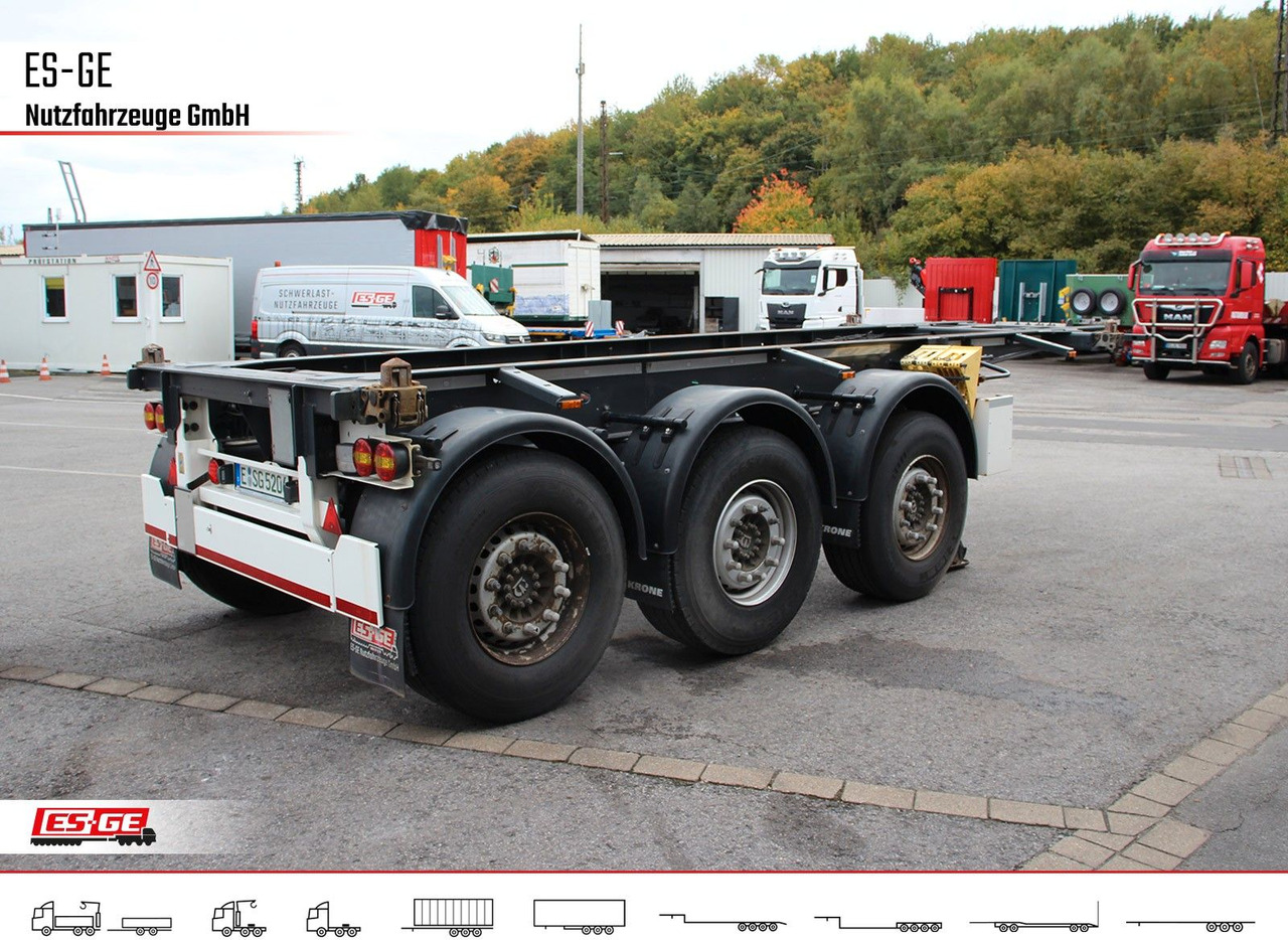 Krone 3-Achs-Containerchassis 20' - Puspiekabe noņemamā virsbūve/ Konteineru vedējs: foto 4 Krone 3-Achs-Containerchassis 20' - Puspiekabe noņemamā virsbūve/ Konteineru vedējs: foto 4