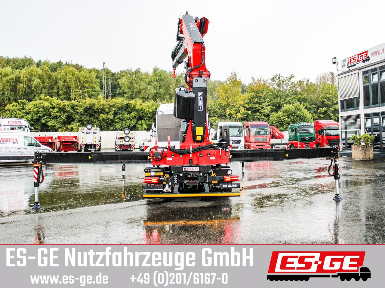 Bortu kravas automašīna/ Platforma, Kravas auto ar manipulatoru MAN TGX 26.480 6x2-4 LL CH mit Fassi F545RA.2.26: foto 7