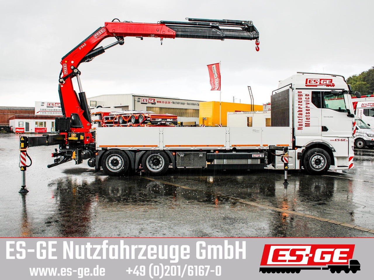 Bortu kravas automašīna/ Platforma, Kravas auto ar manipulatoru MAN TGX 26.480 6x2-4 LL CH mit Fassi F545RA.2.26: foto 6