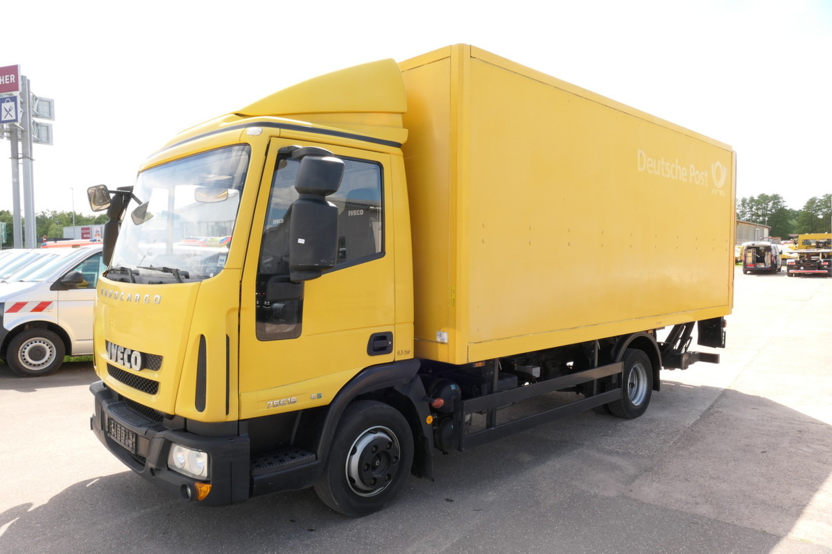 IVECO EuroCargo ML 75 E 16 P LBW LUFT AUTOMATIK COC EU - Furgons ar slēgtā virsbūve: foto 1 IVECO EuroCargo ML 75 E 16 P LBW LUFT AUTOMATIK COC EU - Furgons ar slēgtā virsbūve: foto 1