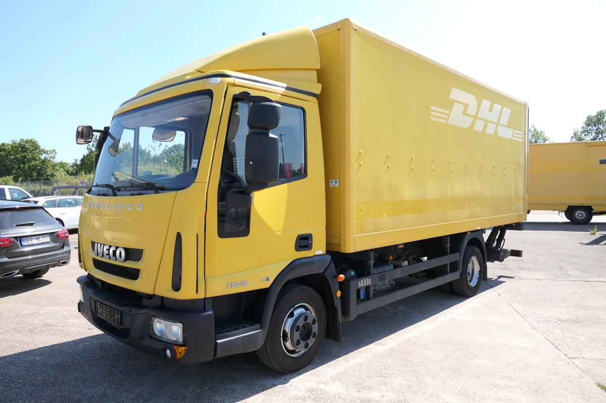IVECO EuroCargo ML 75 E 16 P LBW LUFT AUTOMATIK COC EU - Furgons ar slēgtā virsbūve: foto 1 IVECO EuroCargo ML 75 E 16 P LBW LUFT AUTOMATIK COC EU - Furgons ar slēgtā virsbūve: foto 1