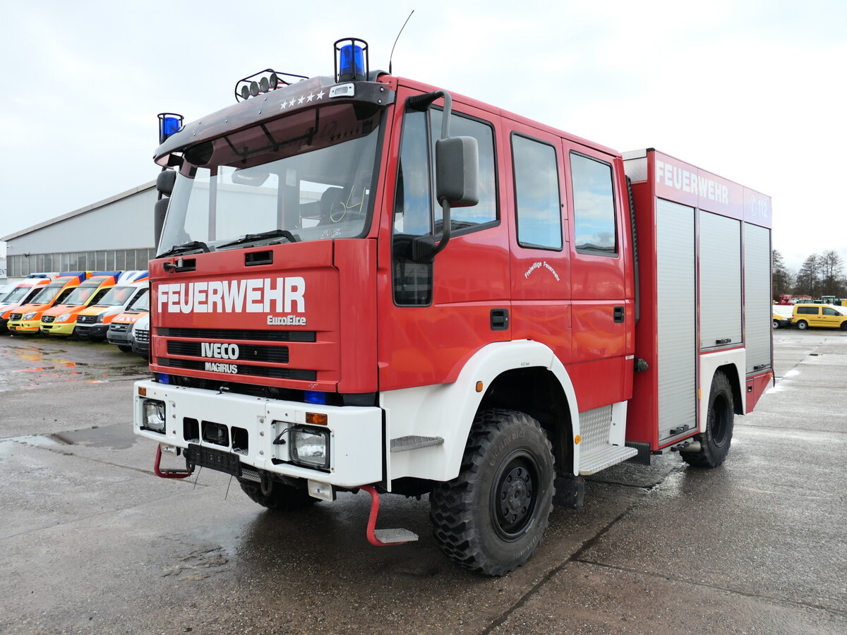 IVECO FF 95 E 18W LF 8/6 DoKa 4X4 SFZ FEUERWEHR Löschf - Ugunsdzēsēju mašīna: foto 1 IVECO FF 95 E 18W LF 8/6 DoKa 4X4 SFZ FEUERWEHR Löschf - Ugunsdzēsēju mašīna: foto 1