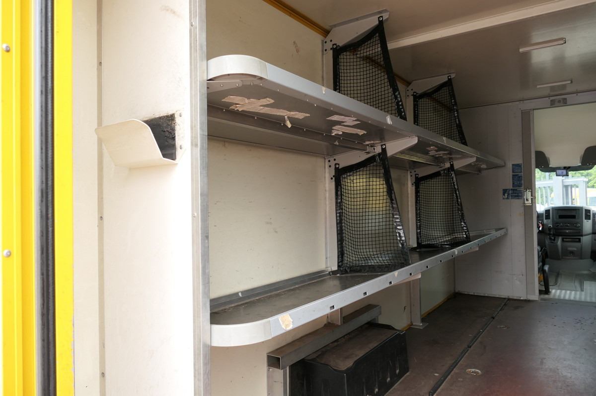 Furgons ar slēgtā virsbūve MERCEDES-BENZ SPRINTER 310 CDI MAXI EURO-5 KOFFER REGALE KAMER: foto 6