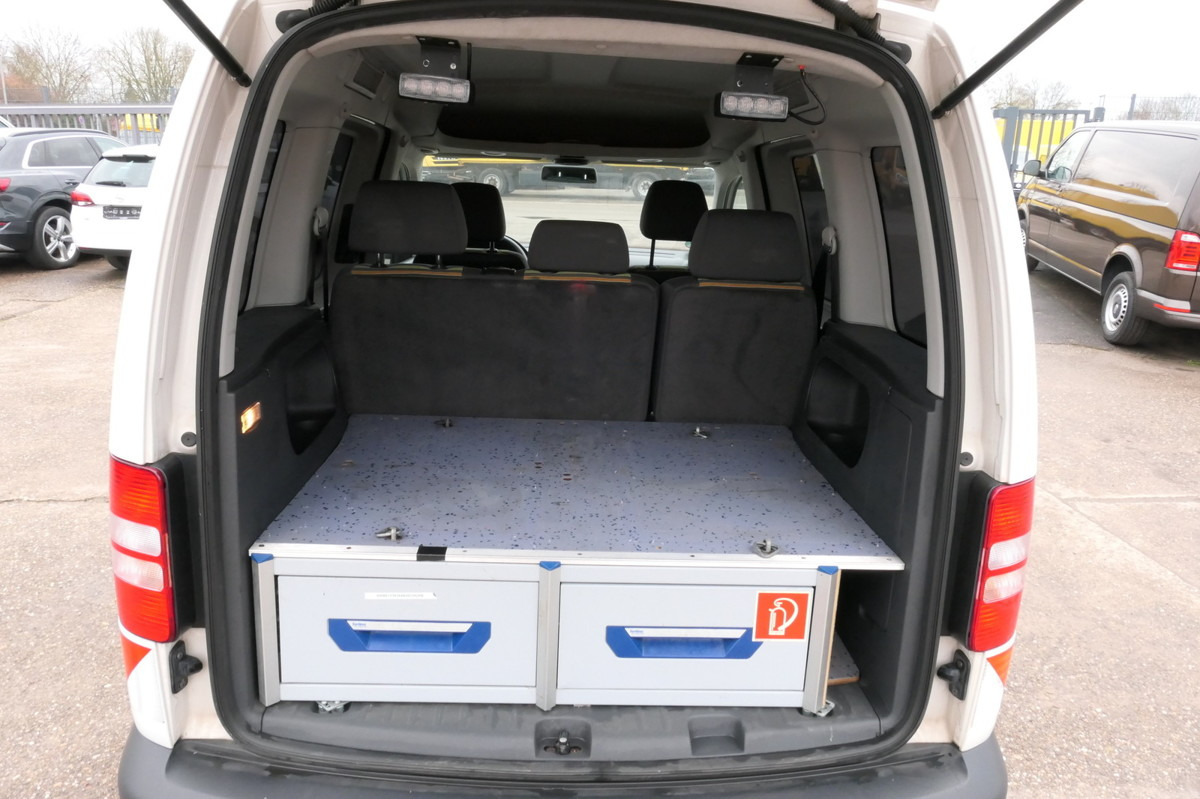 Mazs furgons VW Caddy 1,6 TDI Typ 2K Automatik Klima Sortimo Wer: foto 10