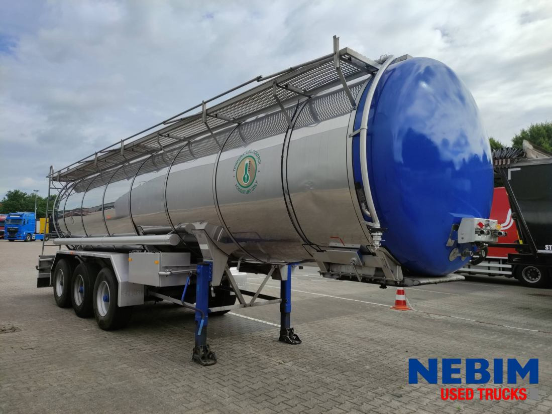 Puspiekabe cisterna Burg Bpdo 12-27 Z - 26930Ltr: foto 11
