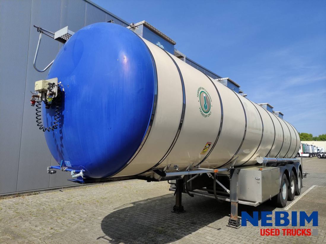 Feldbinder TSA 33.3 electric pump - 3 comp. 8.000 / 22.500 / 3.000 Ltr. - Puspiekabe cisterna: foto 1 Feldbinder TSA 33.3 electric pump - 3 comp. 8.000 / 22.500 / 3.000 Ltr. - Puspiekabe cisterna: foto 1